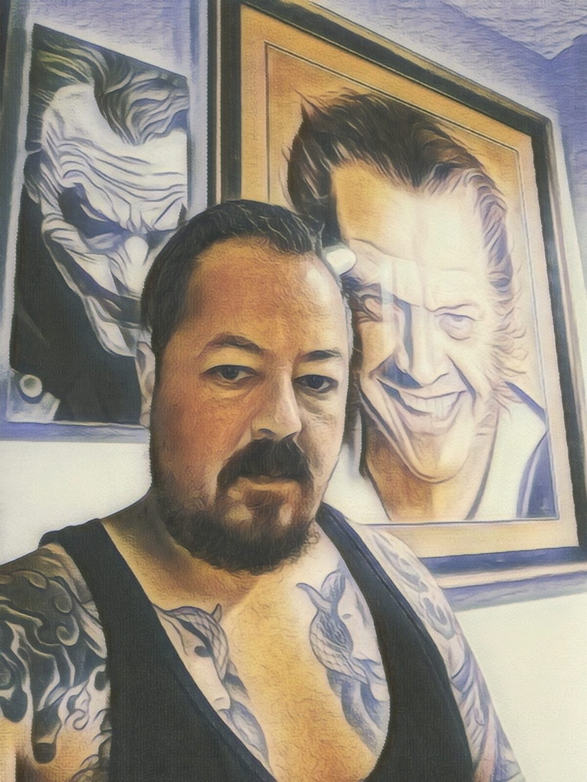 Guy Abergel, tattoo artist and owner of Art Studio Tattoos