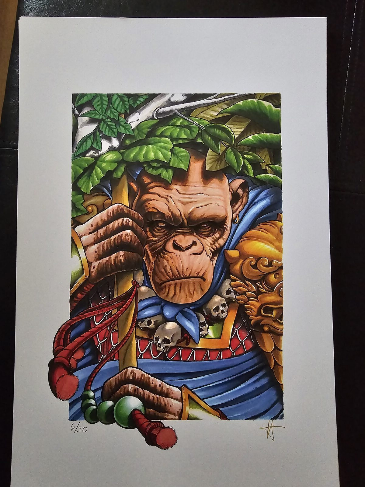 Monkey King (Sun Wukong) print by Guy Abergel