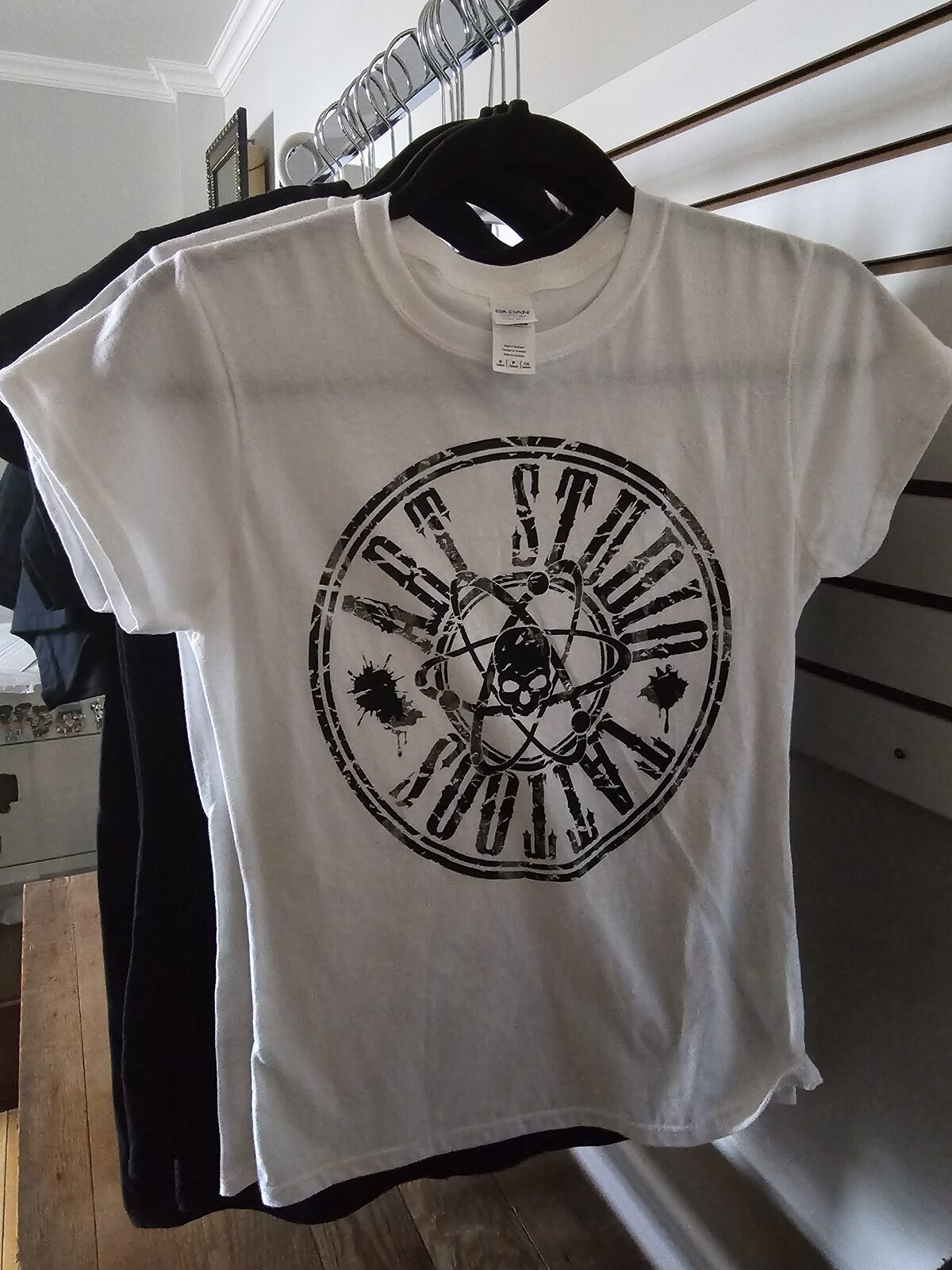 White Art Studio Tattoos logo t-shirt